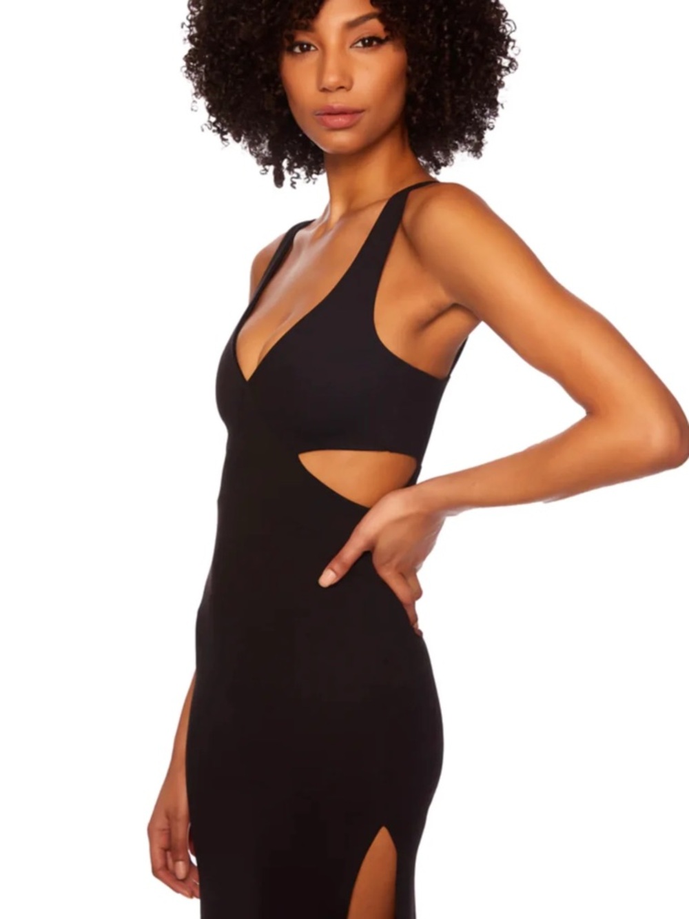 susana monaco cutout bodycon tank dress